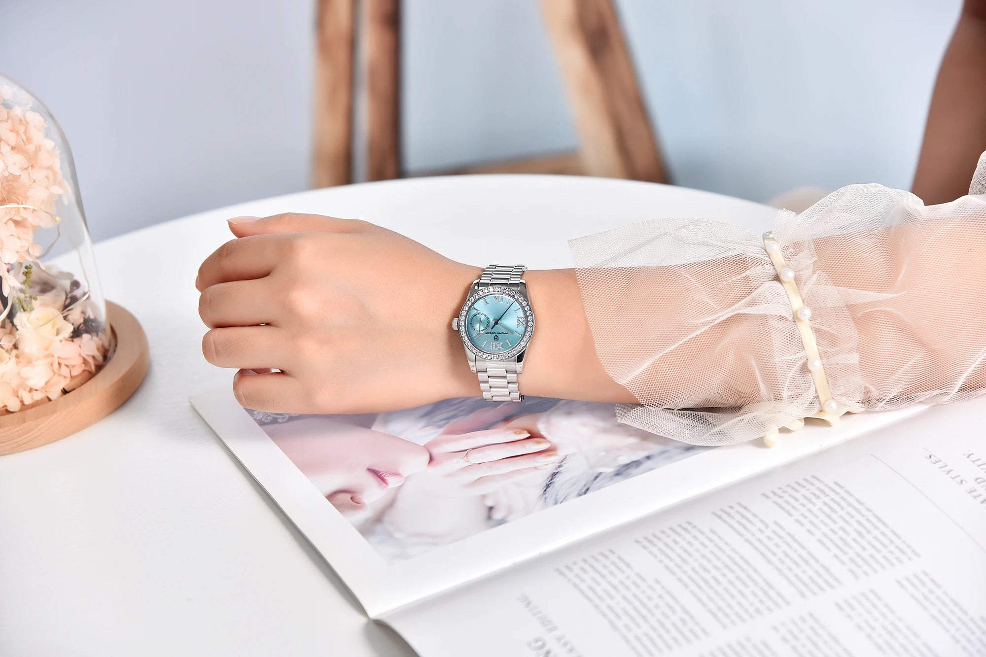 PAGANI DESIGN 2025 New 32MM Women's Wristwatch Elegant Luxury Quartz Watch For Women Fashion Waterproof Watches Sapphire Clock