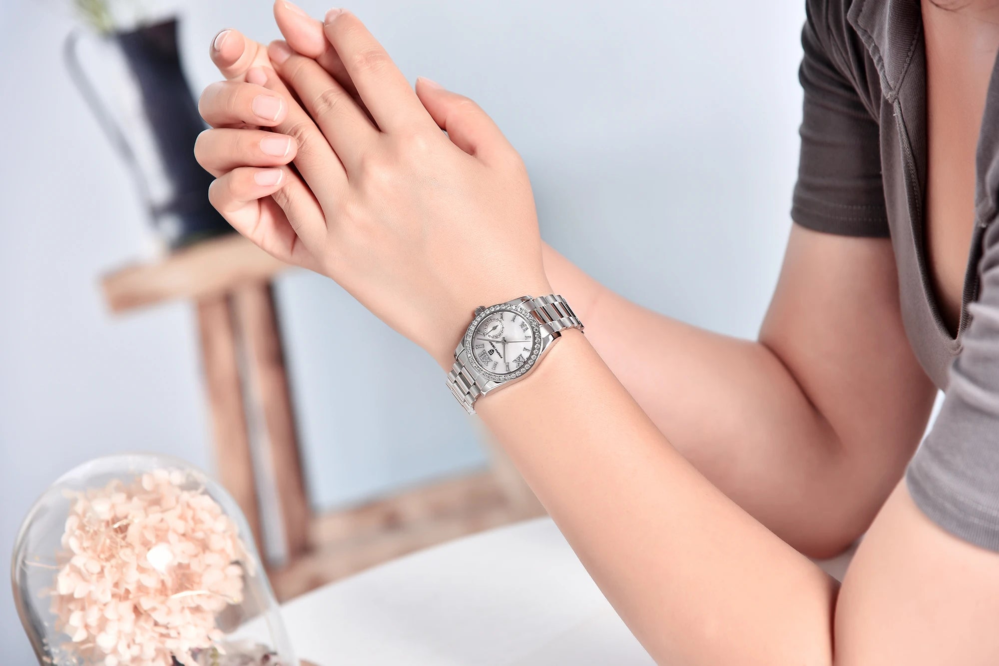 PAGANI DESIGN 2025 New 32MM Women's Wristwatch Elegant Luxury Quartz Watch For Women Fashion Waterproof Watches Sapphire Clock